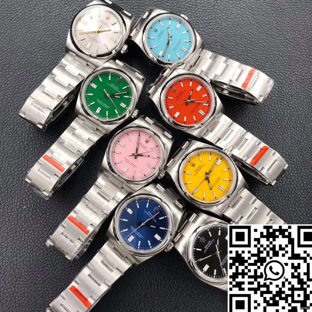 Candy Perpetual 36MM Factory EW Rolex Dial Oyster Pink M126000-0008 0315